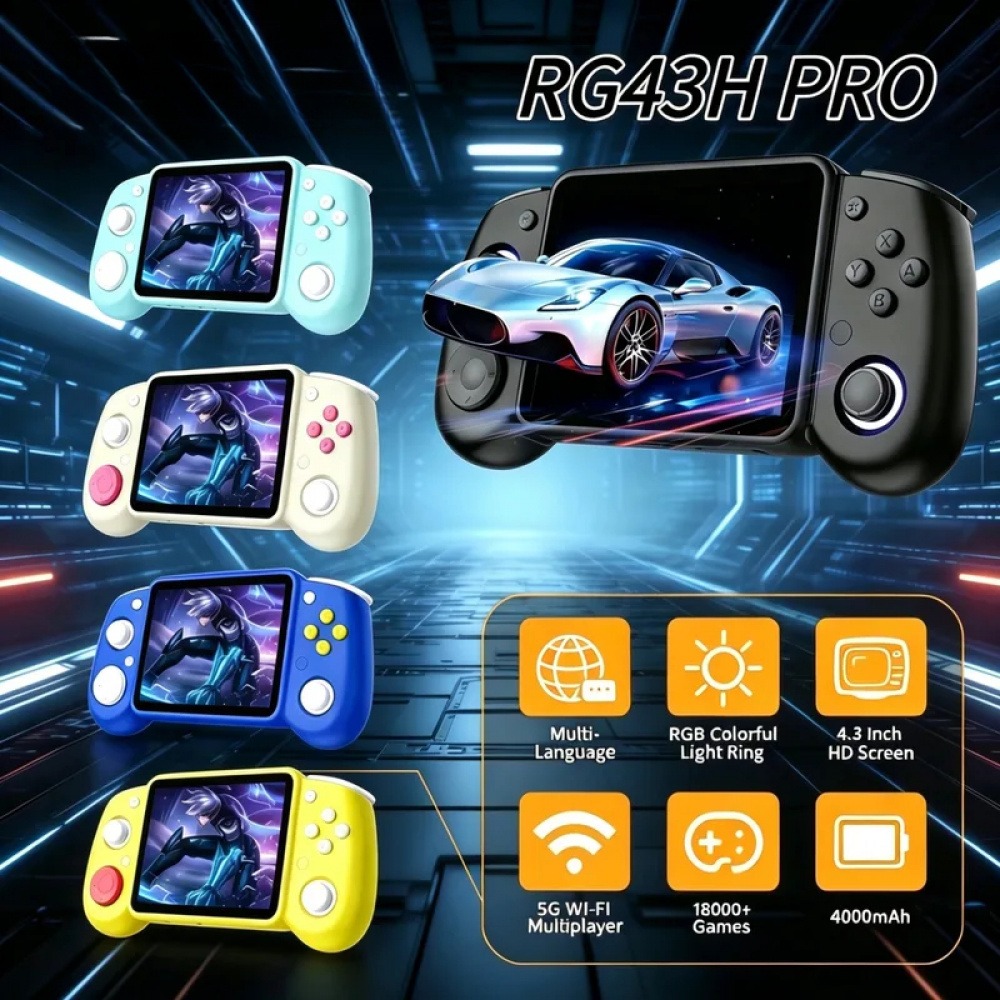 Retro Gaming Expo - Konsol Game Genggam Retro Portabel RG43H