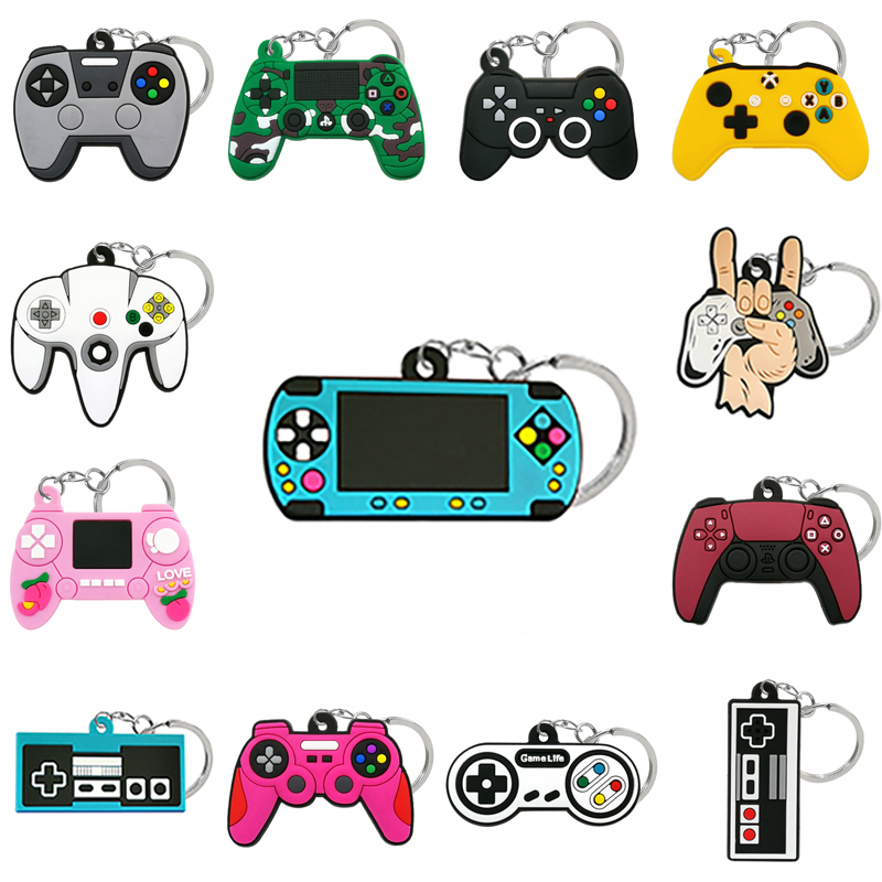 Retro Gaming Keychain - 1 Buah Mode Baru Gantungan Kunci