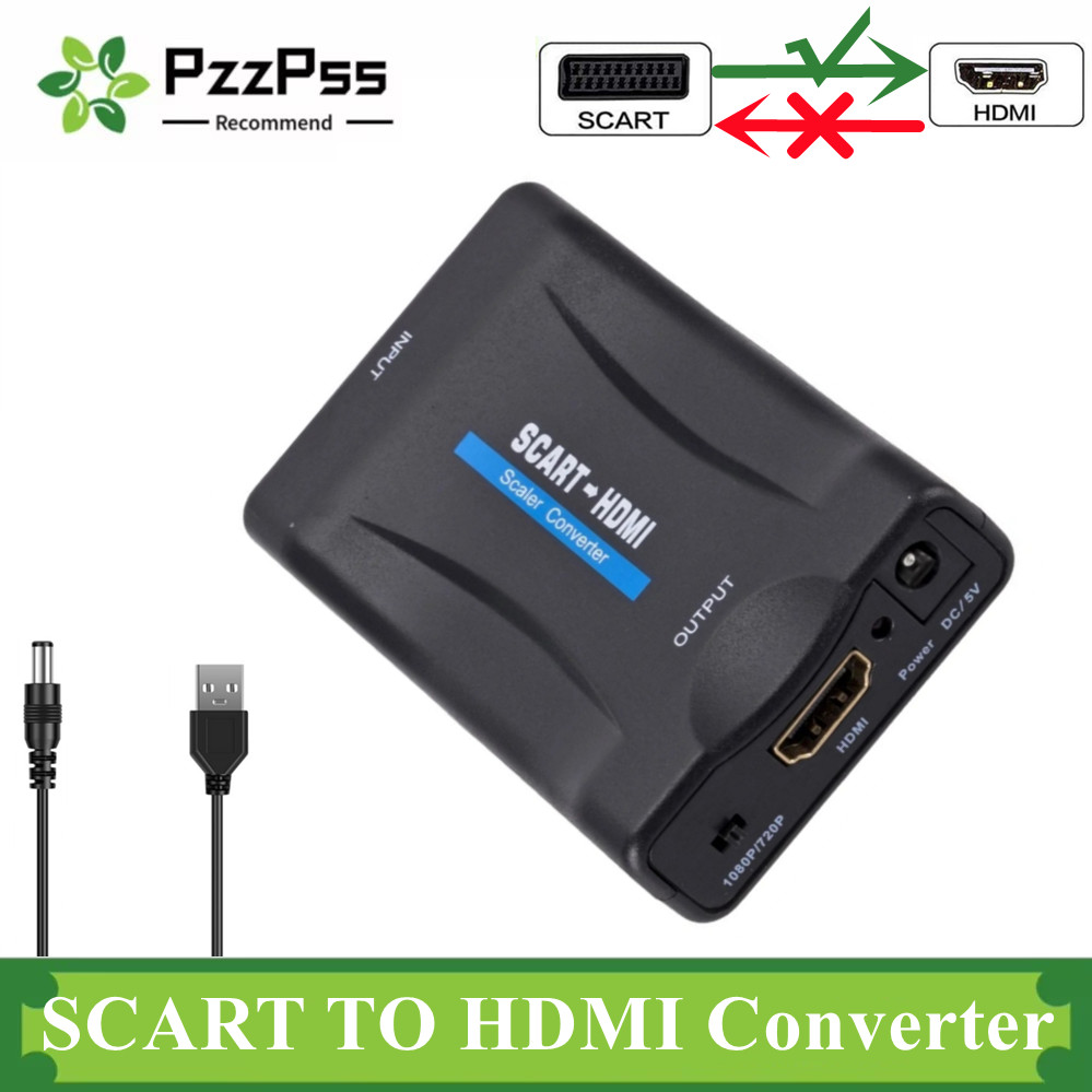 Scart To Hdmi - Adaptor Konverter Kelas Atas Audio Video