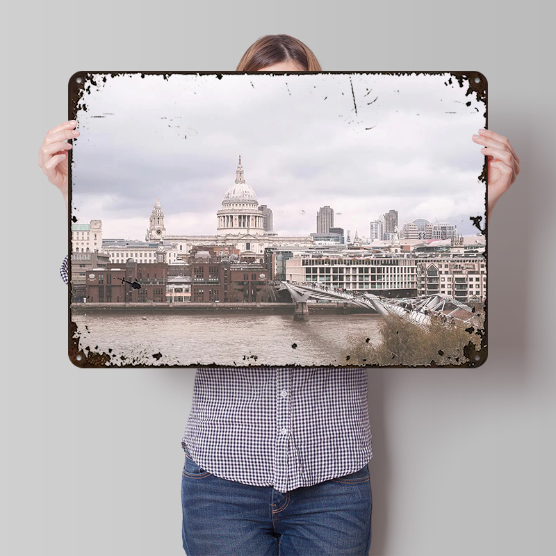 Retro Gaming London - Poster Cetak London SLondon Inggris Seni