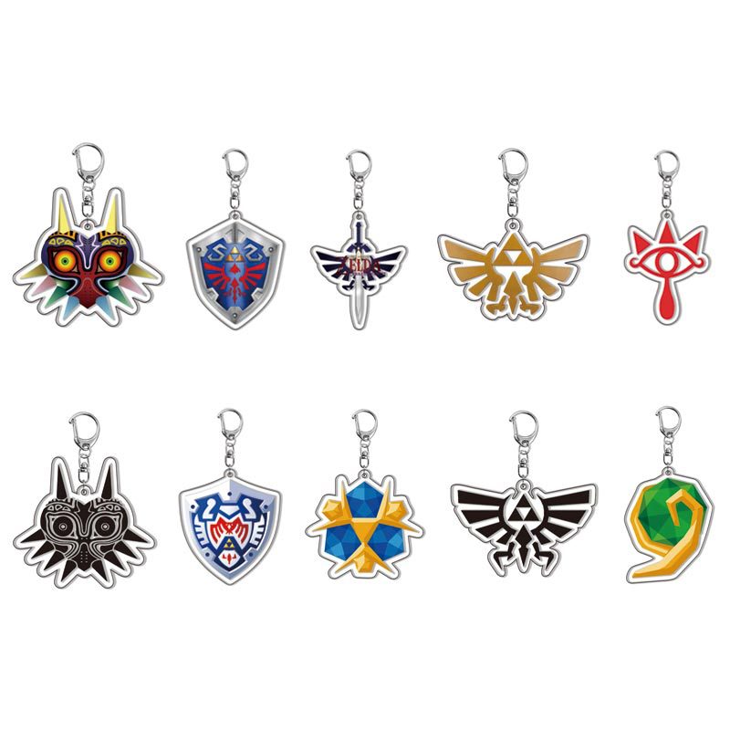 Retro Gaming Keychain - Gantungan Kunci Akrilik Zelda Link Legend,