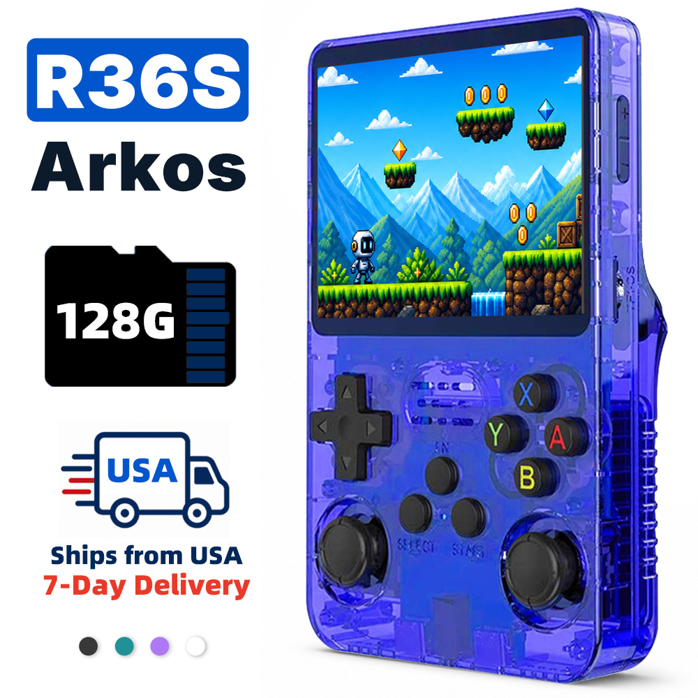 Retro Gaming R36S - Konsol Game Genggam Retro 2026 Layar