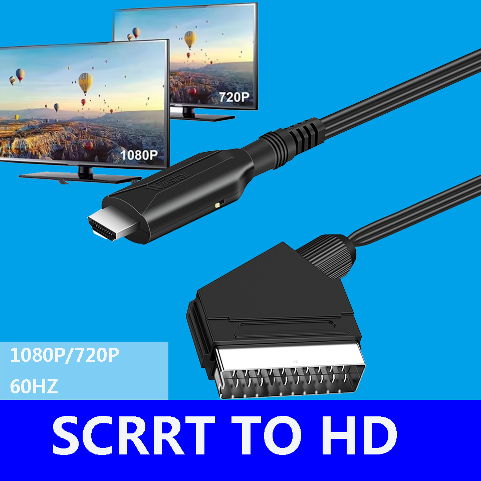 Scart To Hdmi - SCART Ke HDMI-Kompatibel/HDMI-Kompatibel dengan SCART Video