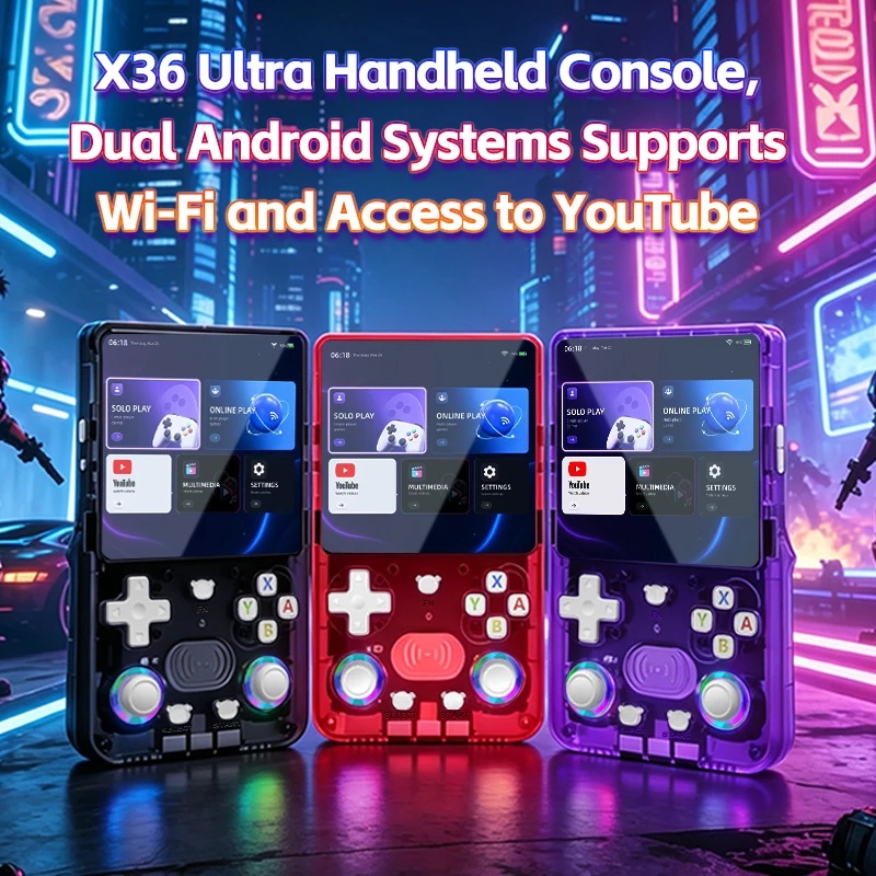 Retro Gaming Youtubers - Konsol Genggam Retro X36Ultra Android 10.0