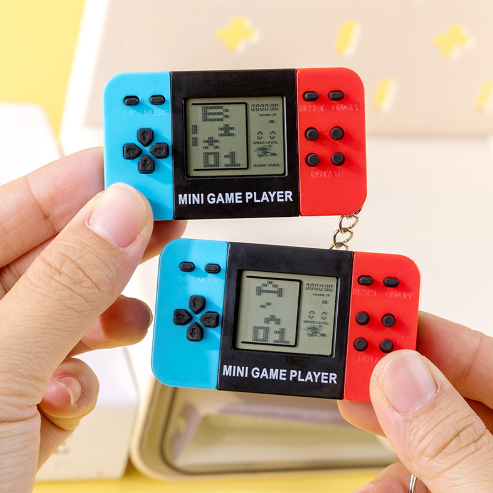 Retro Gaming Keychain - Gantungan Kunci Konsol Game Genggam Tetris