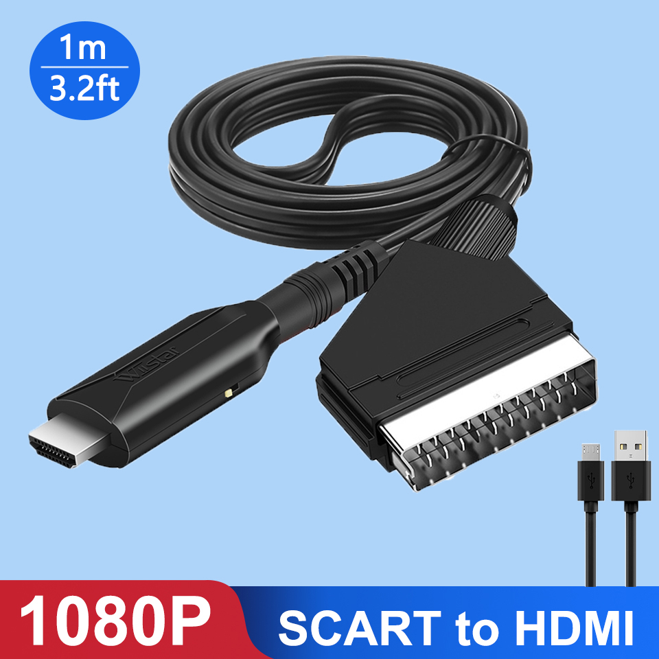 Scart To Hdmi - Scart To HDMI Converter 1080P Adaptor