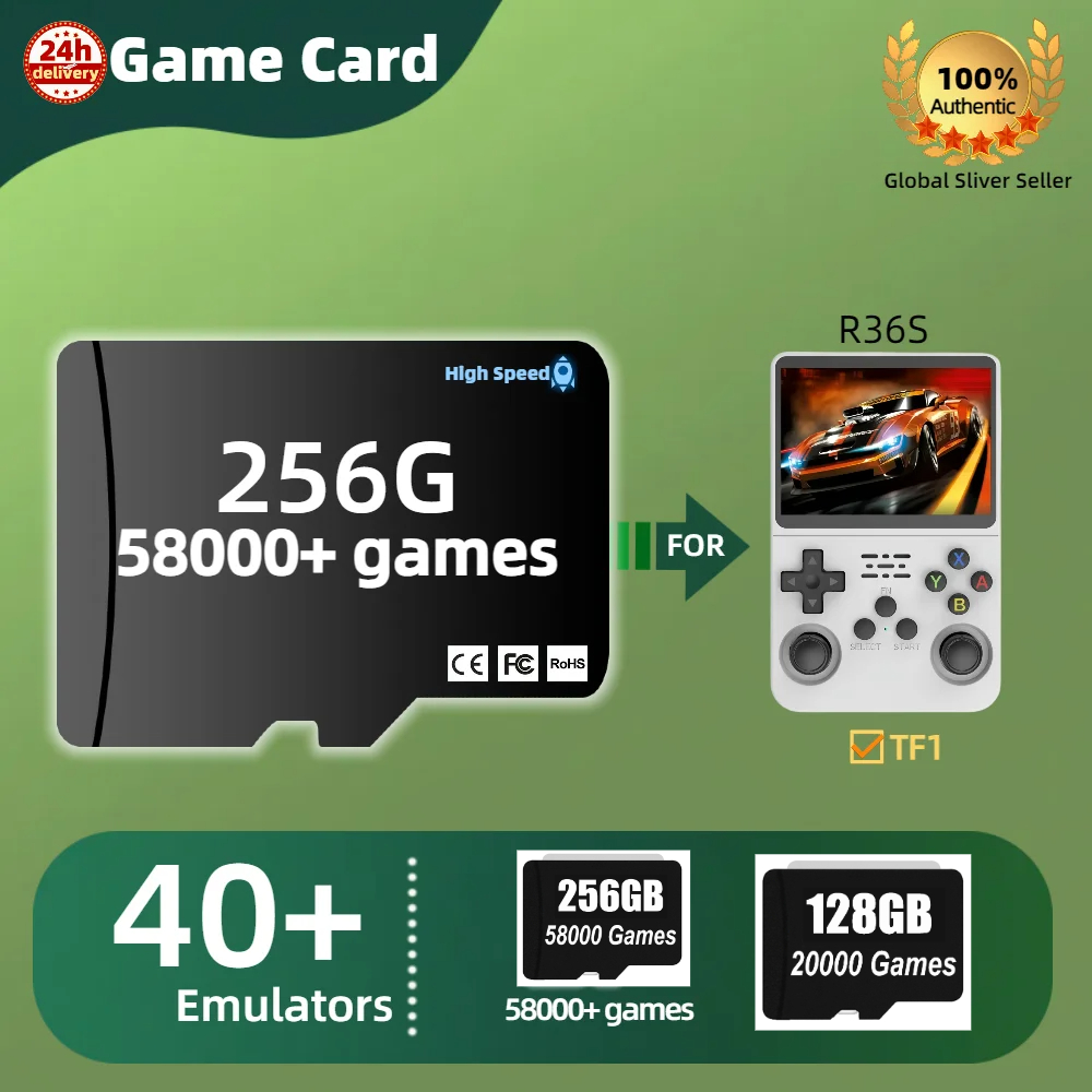 Retro Gaming R36S - Kartu Game TF Untuk R36S Kartu