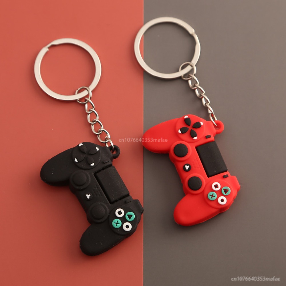 Retro Gaming Keychain - Gantungan kunci pegangan Video Game Pria,