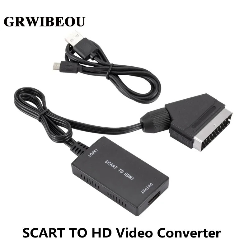 Scart To Hdmi - Konverter SCART Ke HDMI Kompatibel dengan