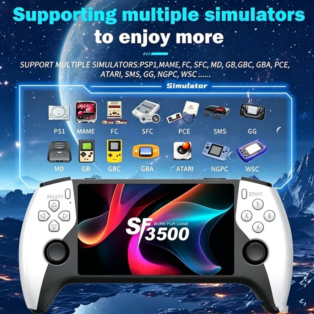 Retro Gaming Tablet - SF3500 Konsol Game Genggam 5 inci