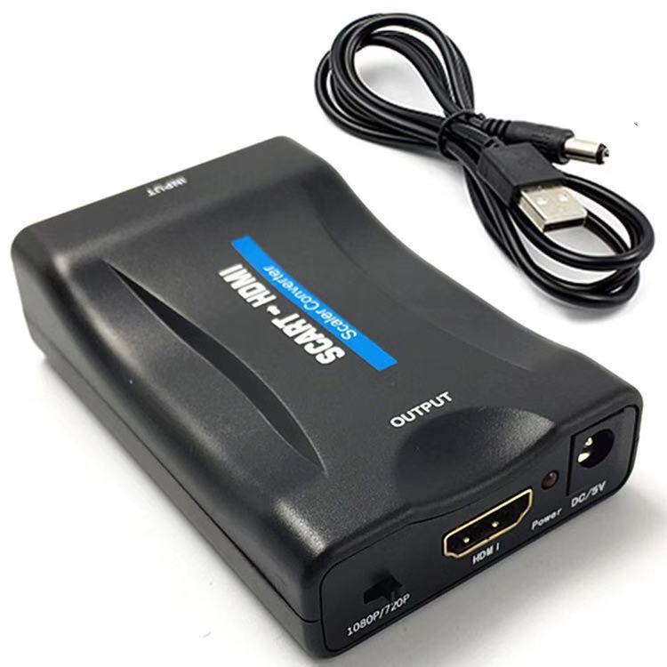 Konverter SCART Ke HDMI 1080P  - Scart To Hdmi ulasan dan harga