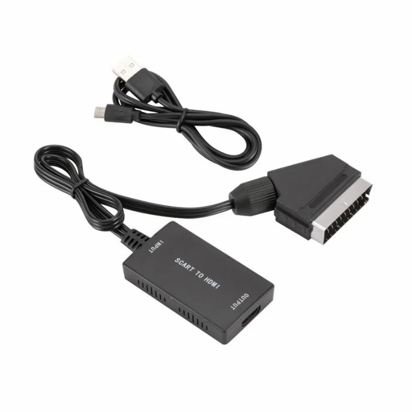 Konverter Audio Video HDMI-Kom - Scart To Hdmi ulasan dan harga