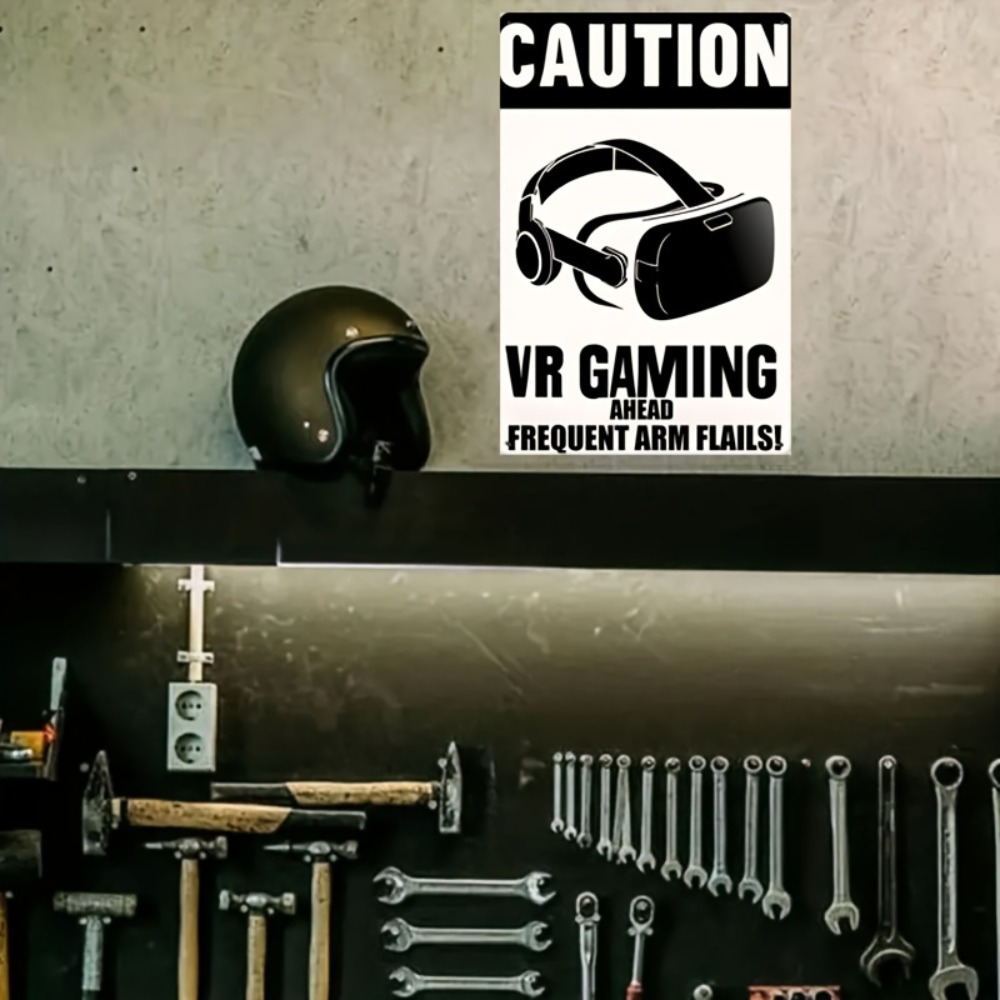 1 Buah Papan Tanda Logam VR Ga - Retro Gaming In Vr ulasan dan harga