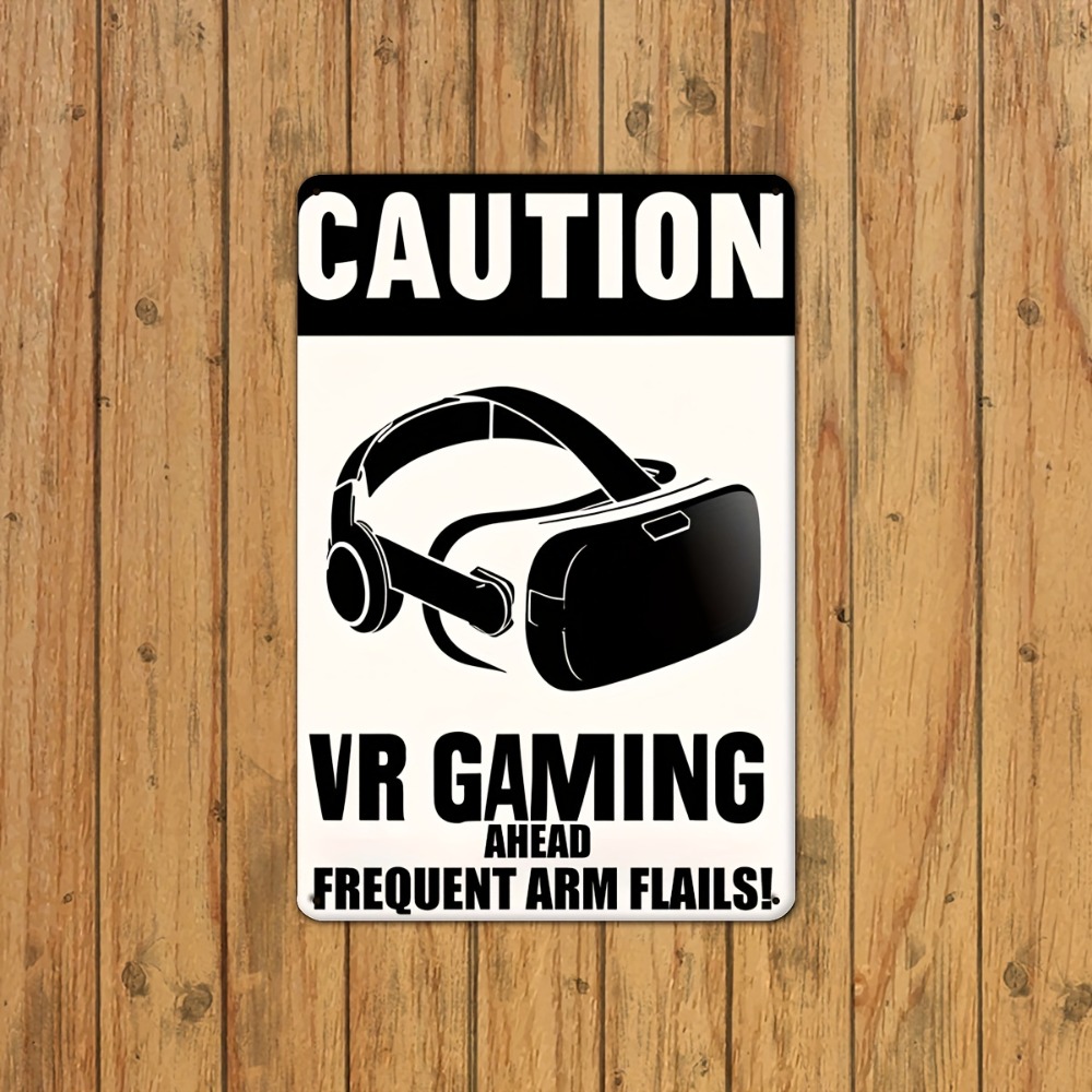1 Buah Papan Tanda Logam VR Ga - Retro Gaming In Vr ulasan dan harga