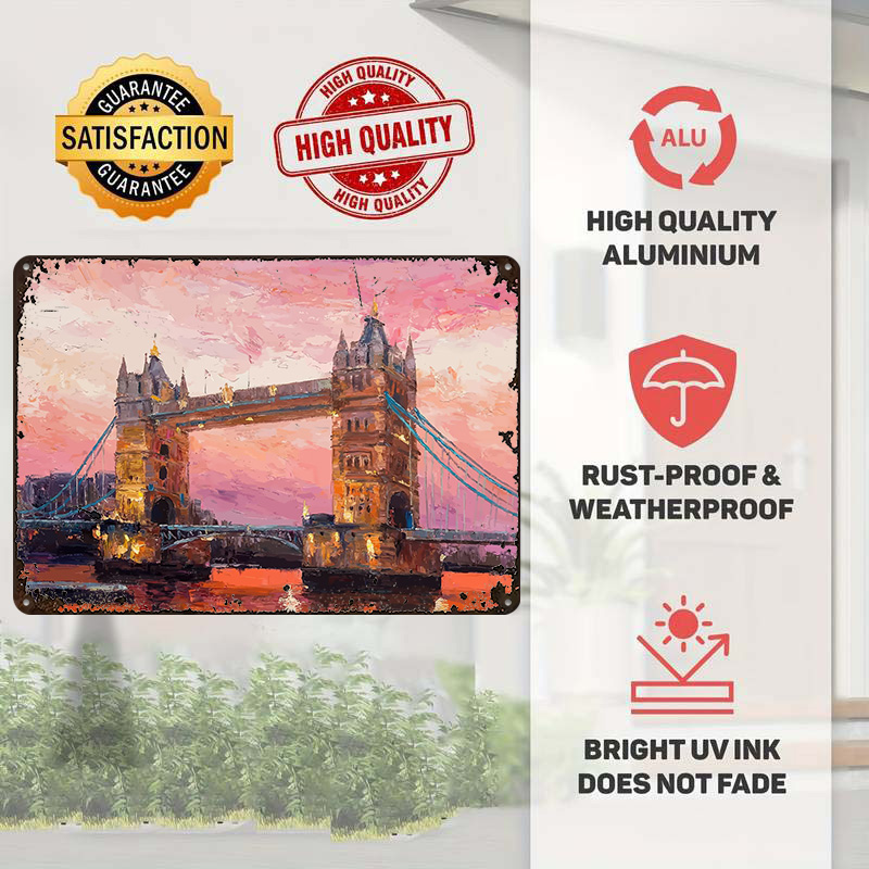 Poster Logam Perjalanan ke Lon - Retro Gaming London ulasan dan harga