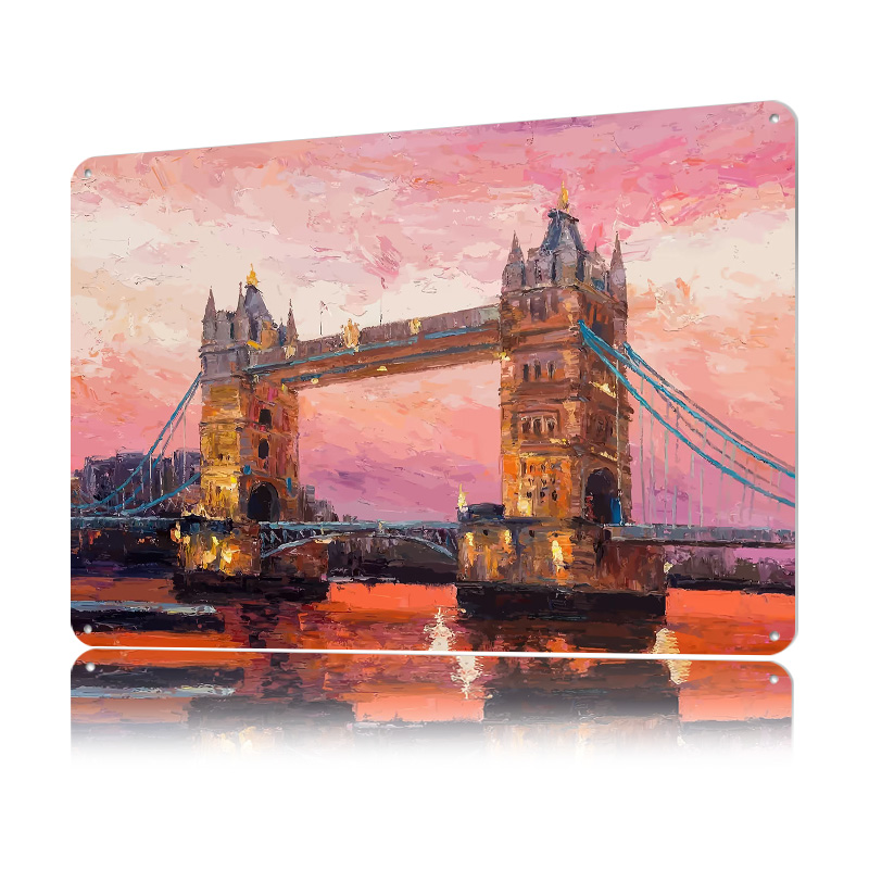 Poster Logam Perjalanan ke Lon - Retro Gaming London ulasan dan harga