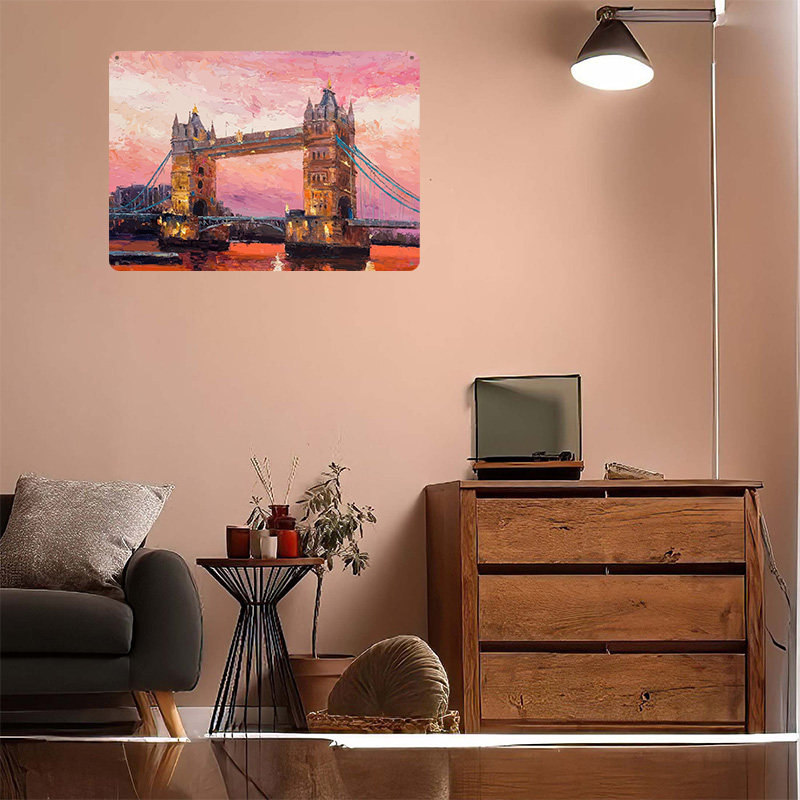 Poster Logam Perjalanan ke Lon - Retro Gaming London ulasan dan harga