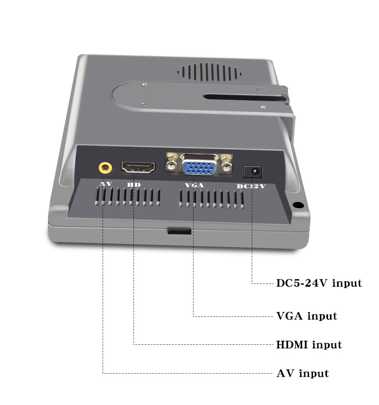 Tampilan Portabel 7 Inci Layar - Retro Gaming Monitor ulasan dan harga