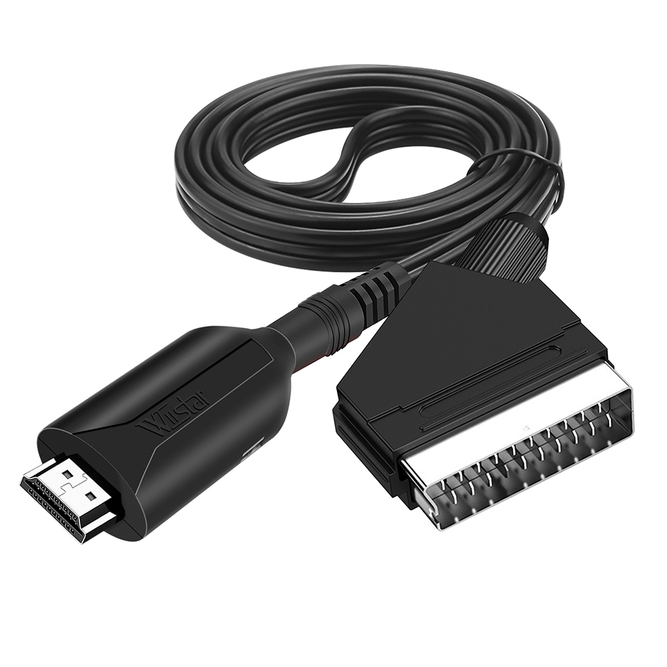 Adaptor konverter Audio Video  - Scart To Hdmi ulasan dan harga