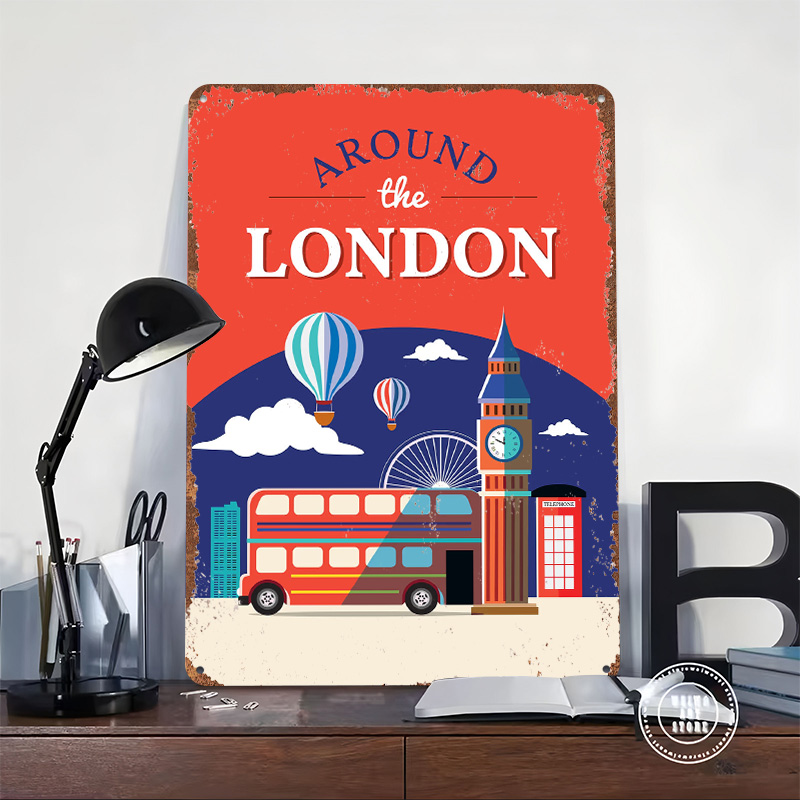 Poster Logam Perjalanan di Lon - Retro Gaming London ulasan dan harga