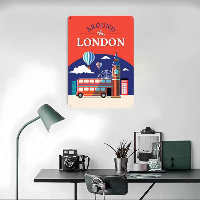 Poster Logam Perjalanan di Lon - Retro Gaming London ulasan dan harga