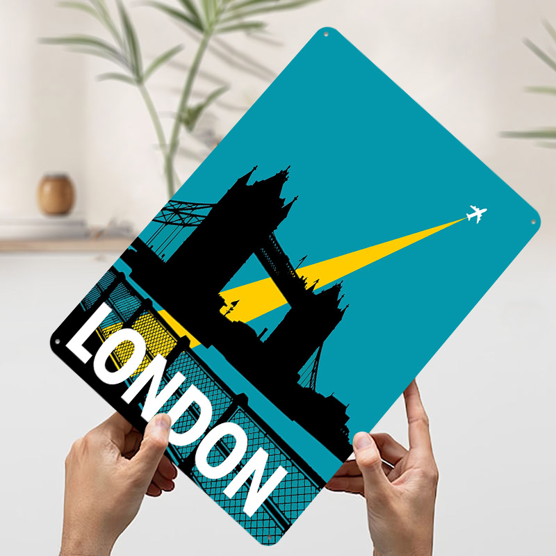 Poster Logam Tower Bridge untu - Retro Gaming London ulasan dan harga
