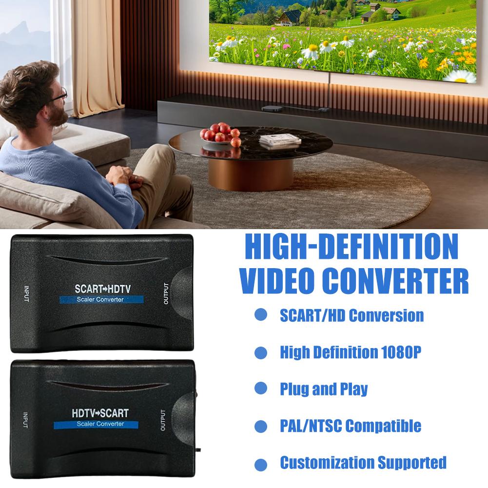 Konverter Adaptor Sinyal HDMI  - Scart To Hdmi ulasan dan harga