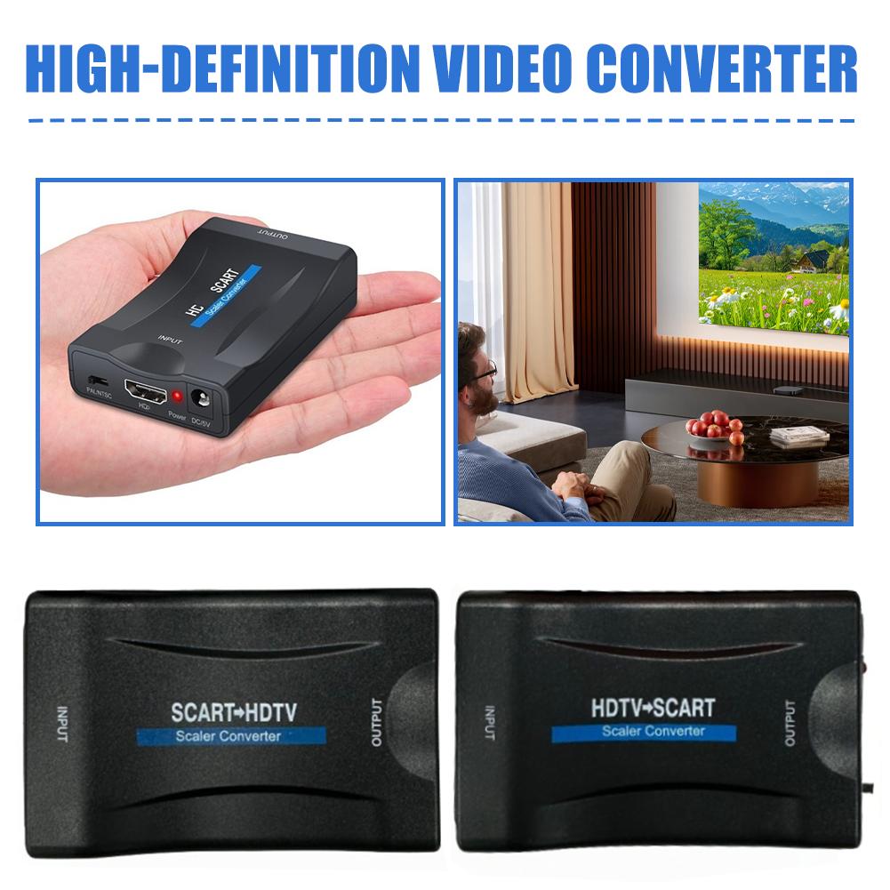 Konverter Adaptor Sinyal HDMI  - Scart To Hdmi ulasan dan harga