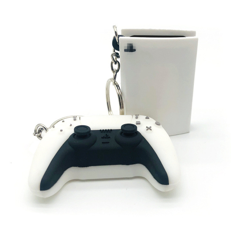 Bergaya Ps5 Analog lem tetes g - Retro Gaming Keychain ulasan dan harga