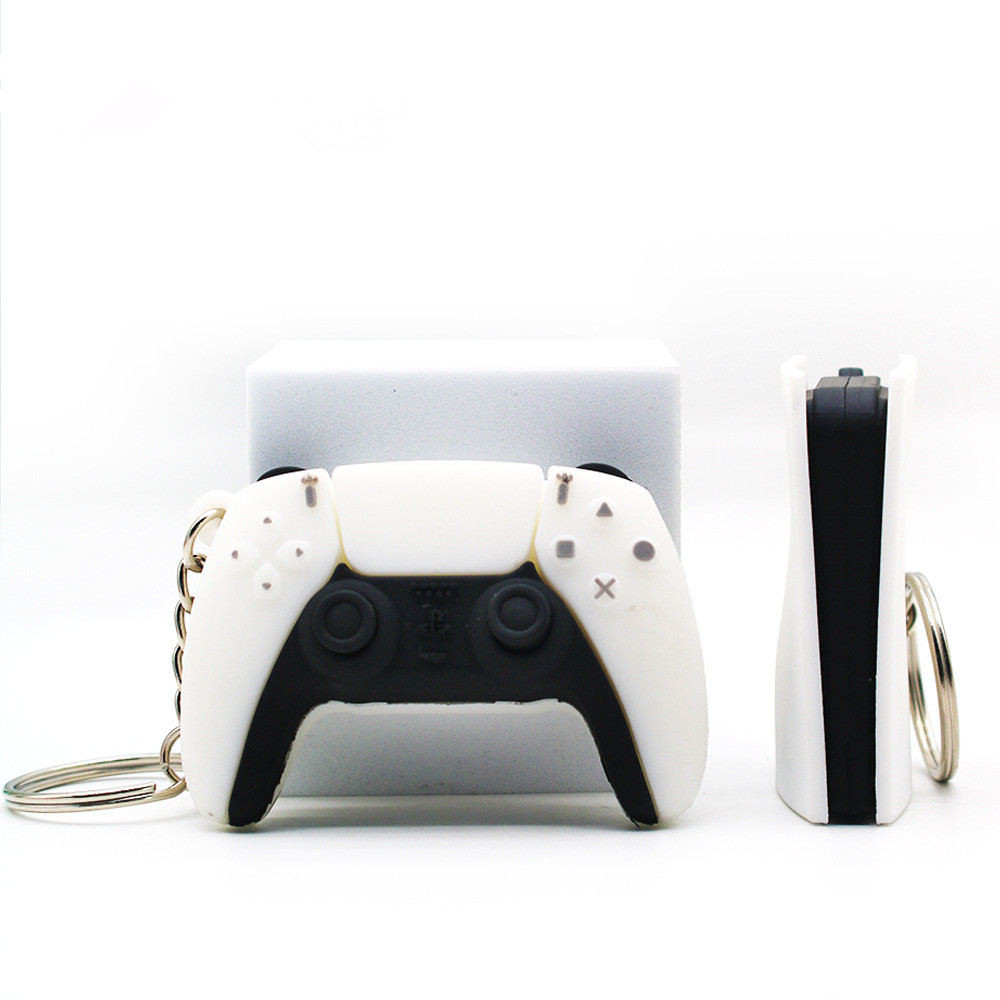 Bergaya Ps5 Analog lem tetes g - Retro Gaming Keychain ulasan dan harga