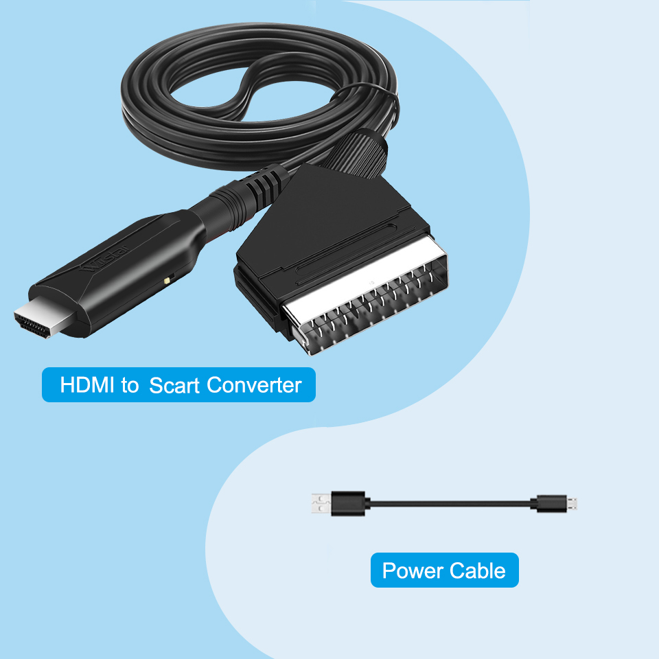 SCART Ke HDMI-Kompatibel/HDMI- - Scart To Hdmi ulasan dan harga