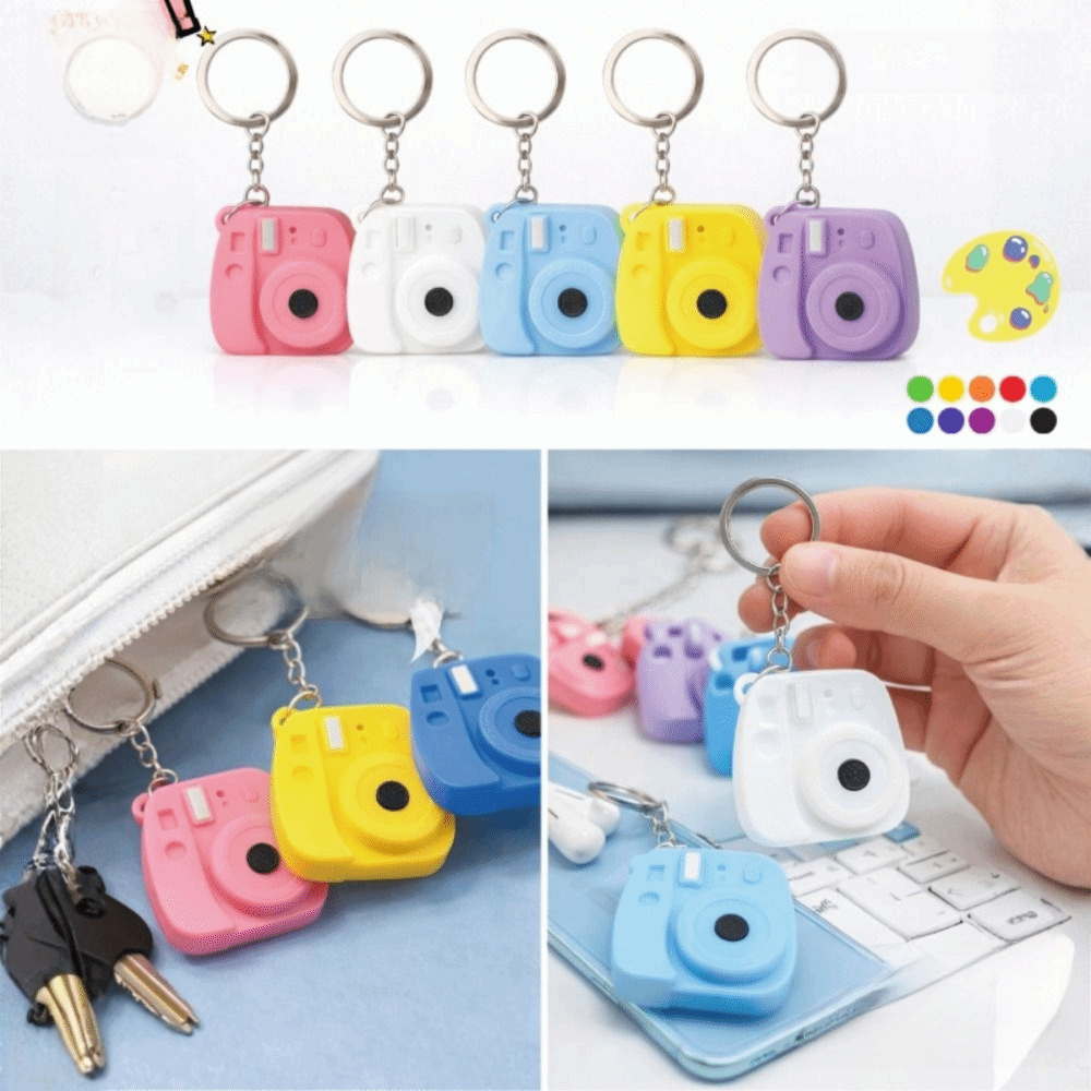 Gantungan Kunci Kamera Mini Po - Retro Gaming Keychain ulasan dan harga