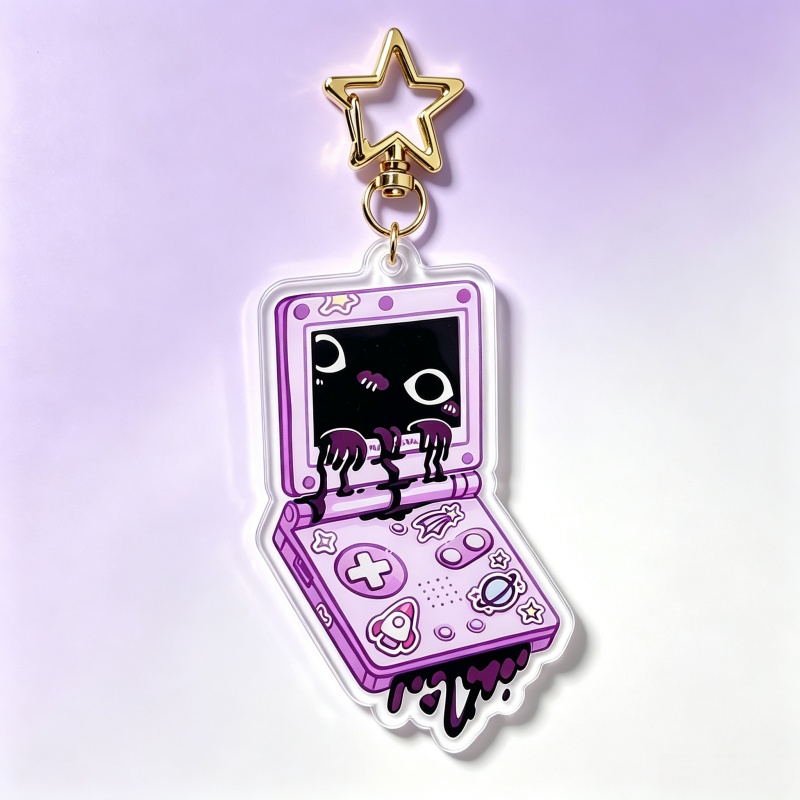 Gantungan Kunci Akrilik Konsol - Retro Gaming Keychain ulasan dan harga