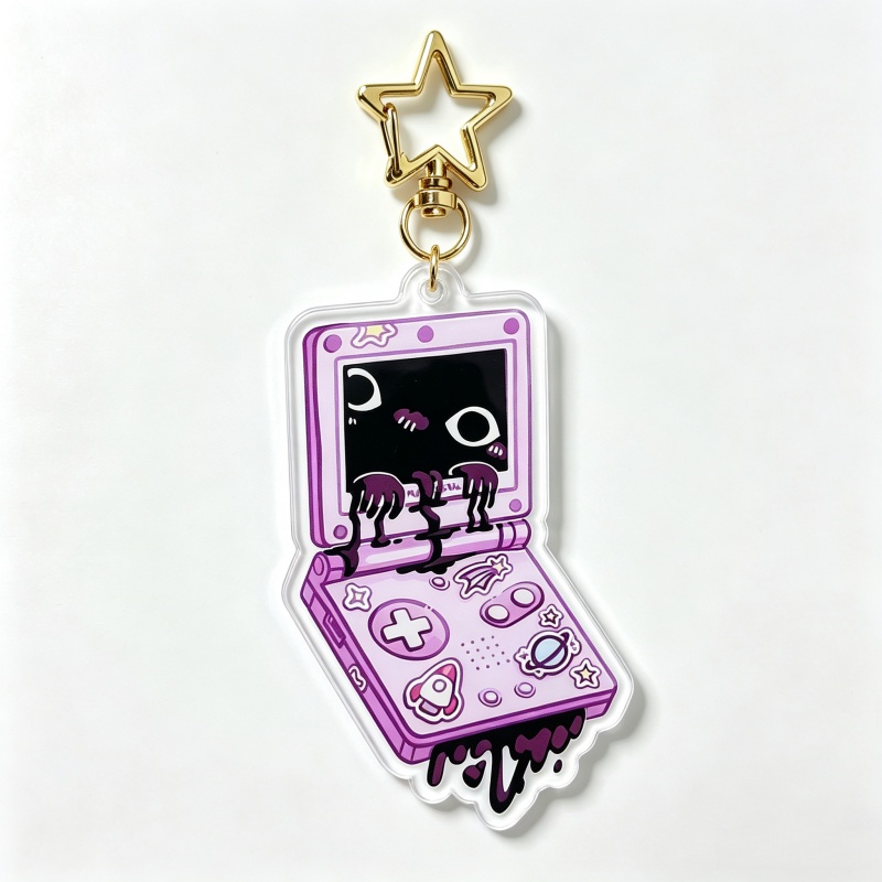 Gantungan Kunci Akrilik Konsol - Retro Gaming Keychain ulasan dan harga