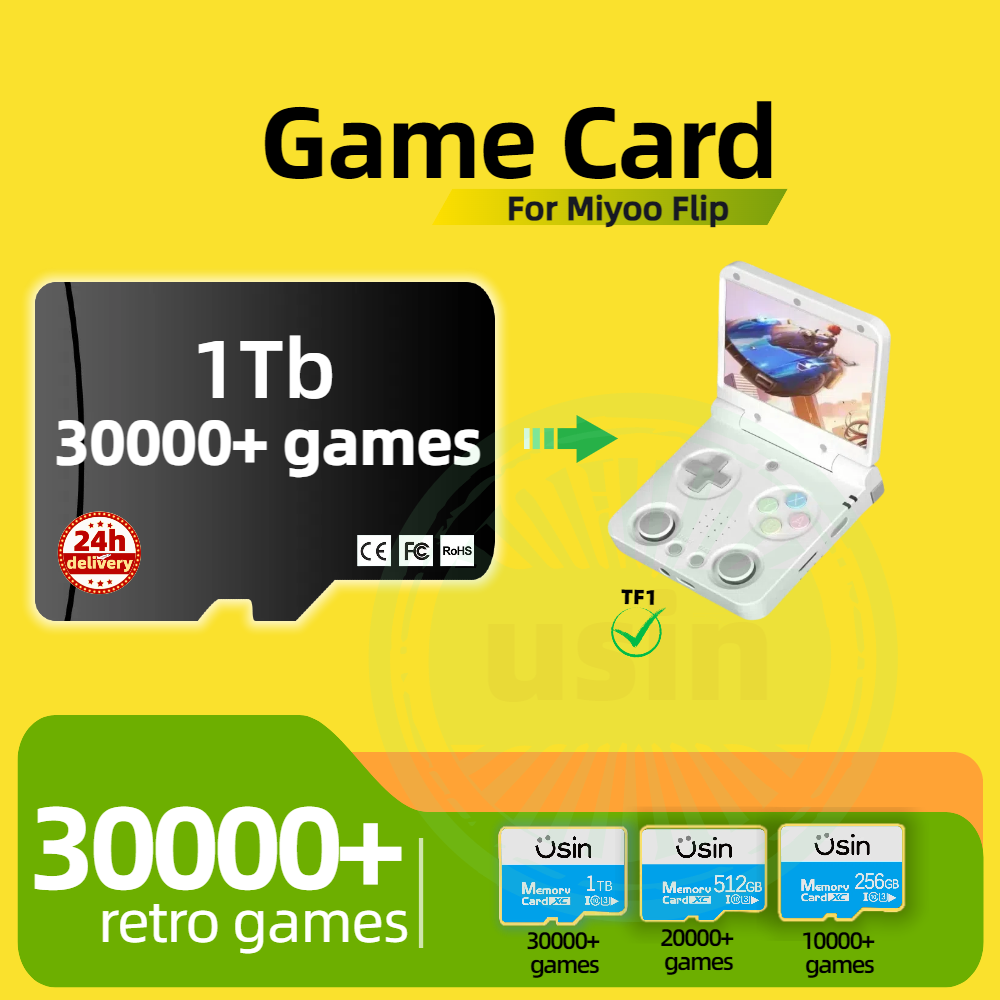 Kartu Permainan untuk Miyoo Fl - Retro Gaming Tablet ulasan dan harga