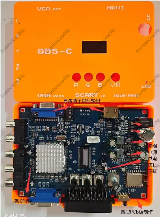 Konverter Video Komponen RGBS  - Scart To Hdmi ulasan dan harga