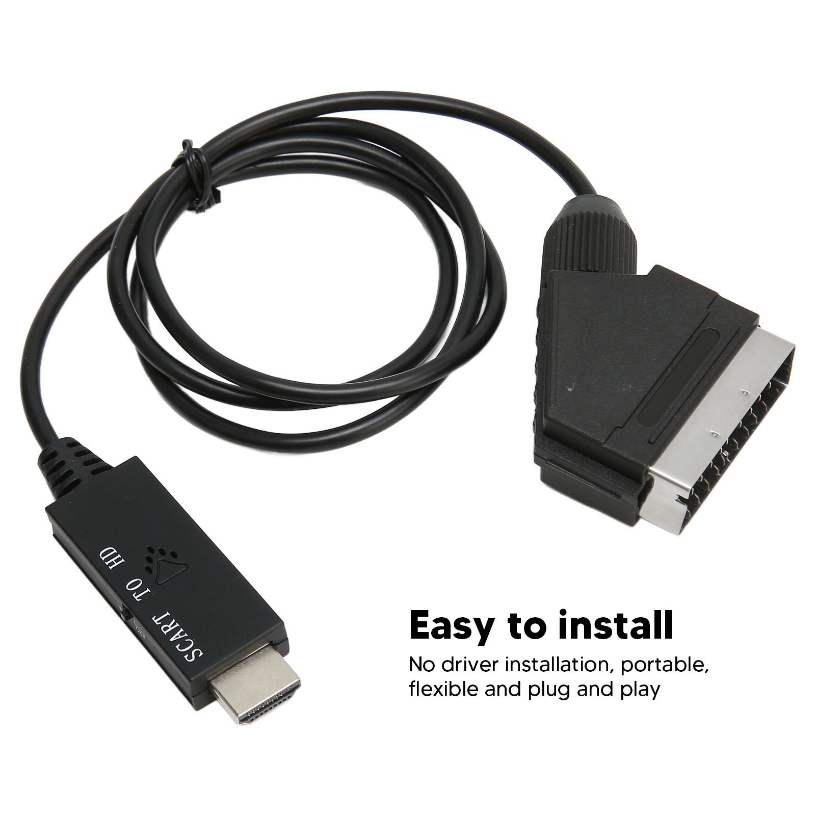 Konverter Antarmuka Multimedia - Scart To Hdmi ulasan dan harga