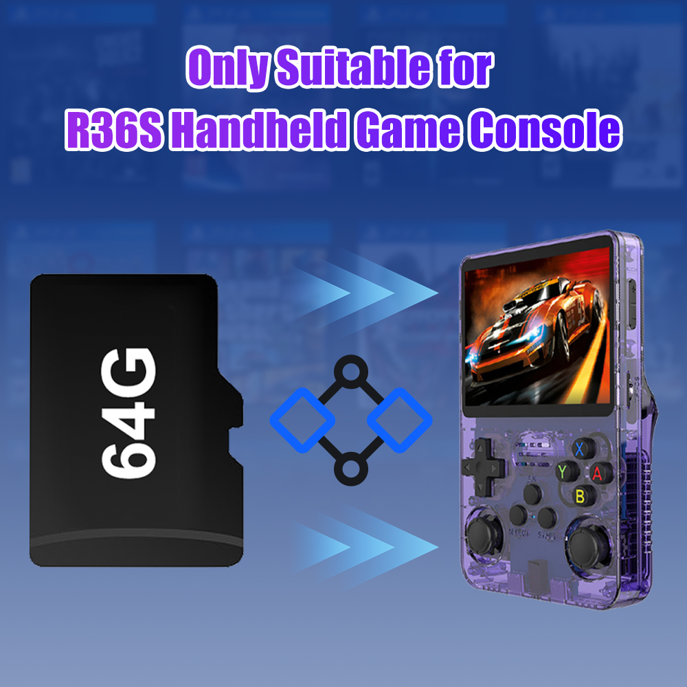Kartu TF Game 64G untuk Konsol - Retro Gaming R36S ulasan dan harga