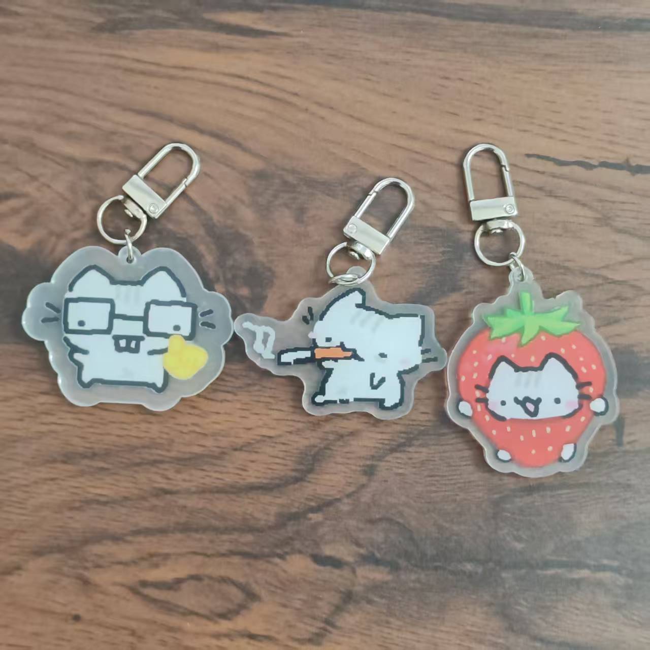 Gantungan Kunci Kucing Pixel 2 - Retro Gaming Keychain ulasan dan harga