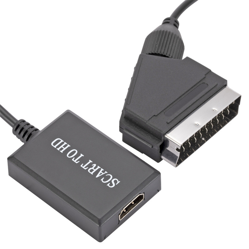 Adaptor Konverter Peningkatan  - Scart To Hdmi ulasan dan harga