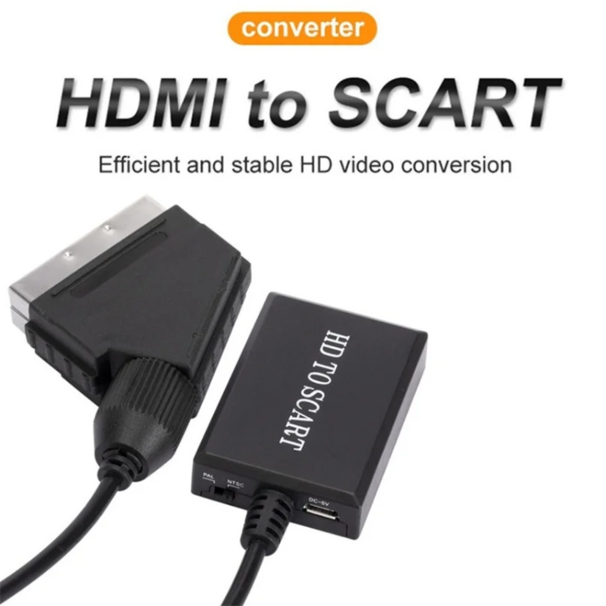 LccKaa 1080P HDMI Ke SCART Ada - Scart To Hdmi ulasan dan harga
