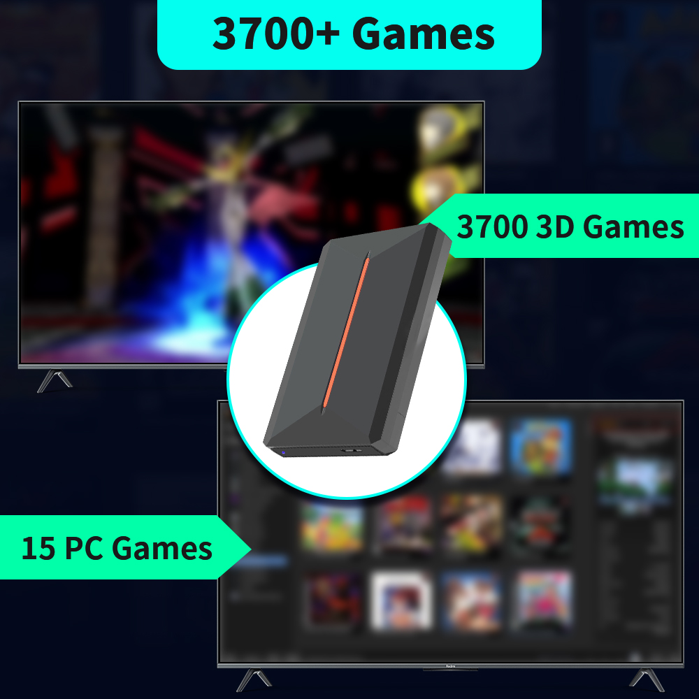 Launchbox konsol Game OS 500GB - Retro Gaming Monitor ulasan dan harga