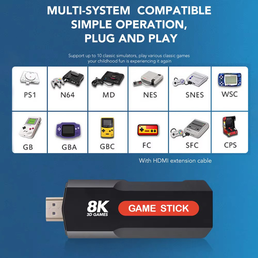 X2 Game Stick HD 4K 8K 3D Kons - Retro Gaming Tablet ulasan dan harga