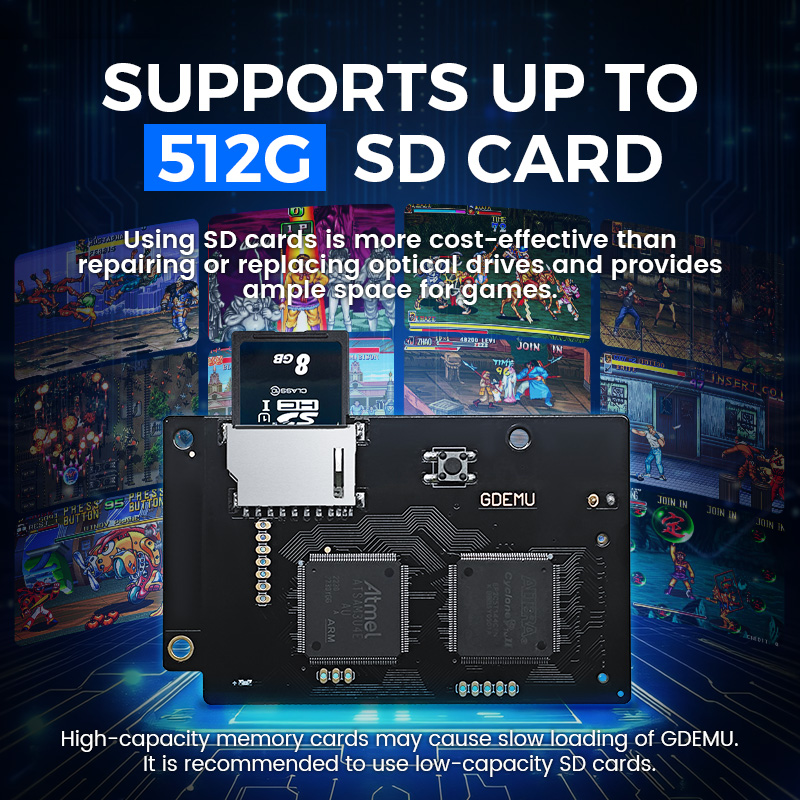 GDEMU 5.20.5 Papan Emulator Dr - Retro Gaming Repair ulasan dan harga