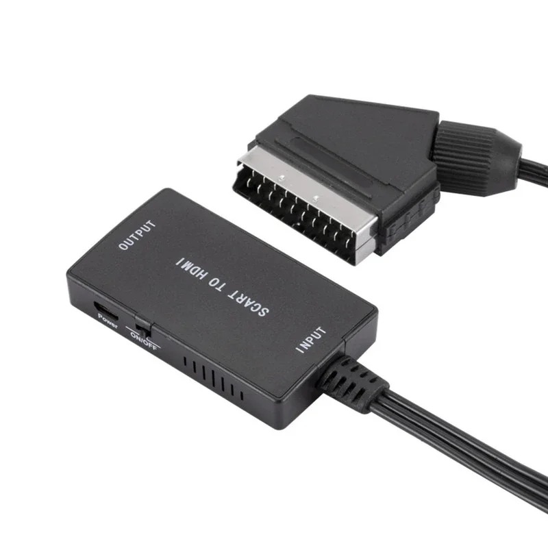 Konverter SCART Ke HDMI Kompat - Scart To Hdmi ulasan dan harga