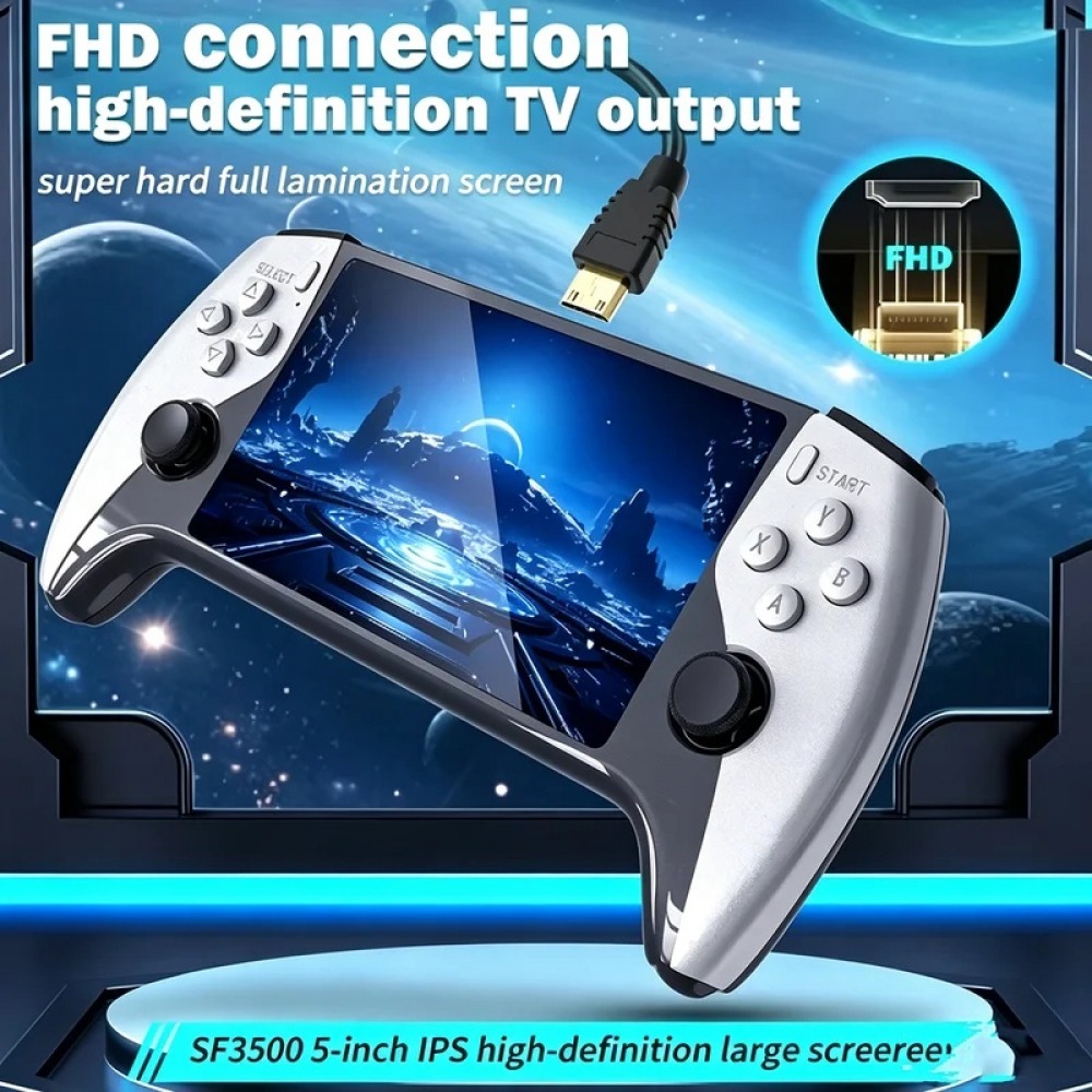 SF3500 Konsol Game Genggam 5 i - Retro Gaming Tablet ulasan dan harga